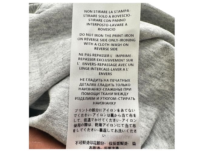 Stella Mc Cartney Camiseta Logo Stella Mccartney en algodón gris - vista 7