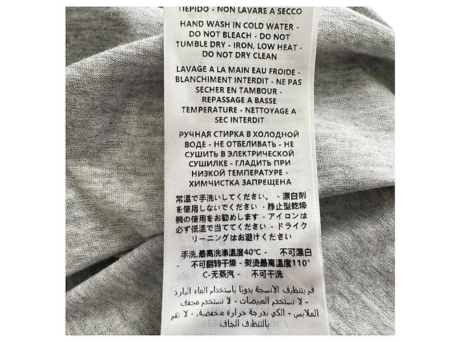 Stella Mc Cartney Camiseta Logo Stella Mccartney en algodón gris - vista 9