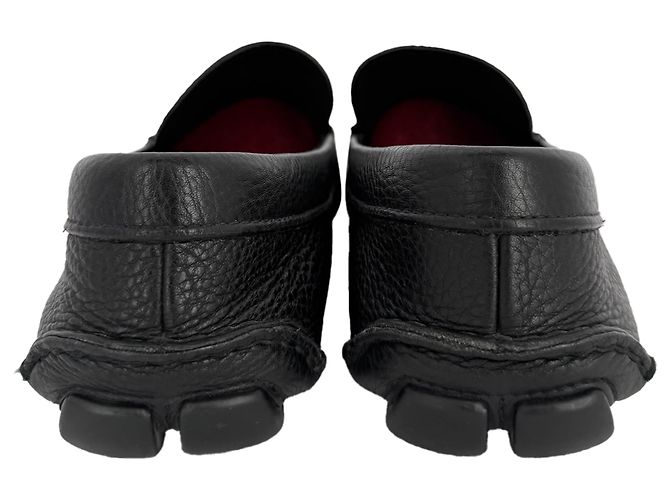 Mocassini Penny Prada in pelle nera - vista 12