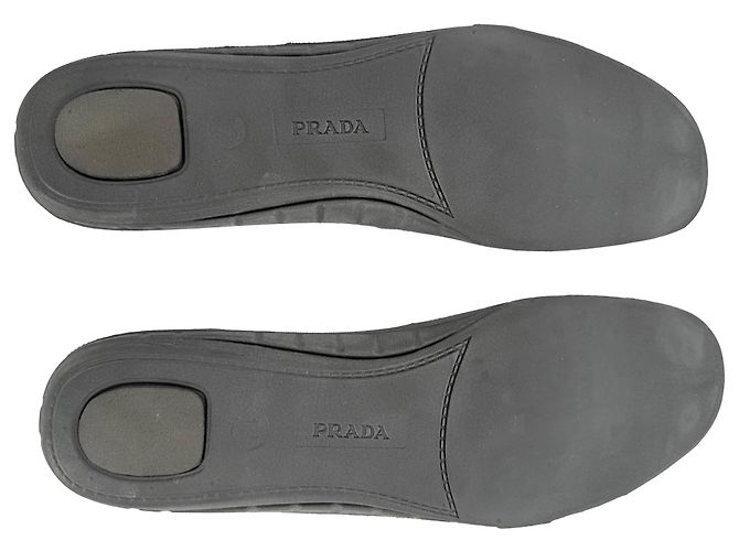 Mocassini Penny Prada in pelle nera - vista 8