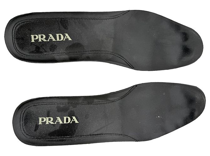 Mocassini Penny Prada in pelle nera - vista 9