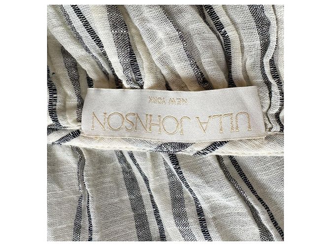 Abito midi a righe Ariane Ulla Johnson in cotone Ivory - vista 5