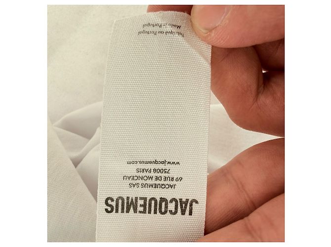 Jacquemus Le T-Shirt Noeud en algodón blanco - vista 3