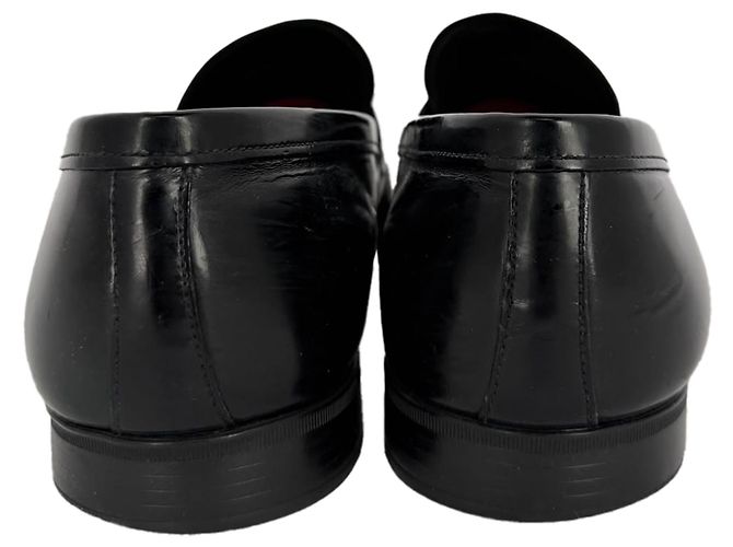 Mocassini Penny Prada in pelle nera - vista 14