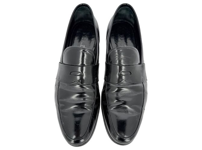 Mocassini Penny Prada in pelle nera - vista 15