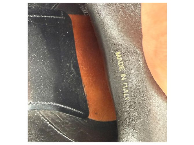 Mocassini Penny Prada in pelle nera - vista 6