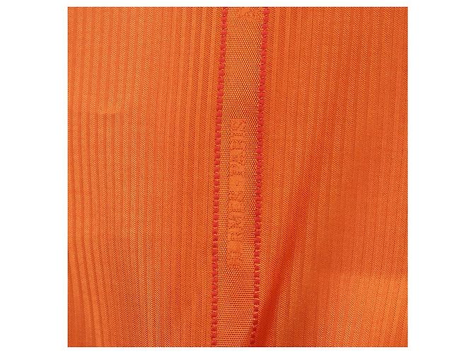 Chaleco de seda rojo Hermès - vista 6