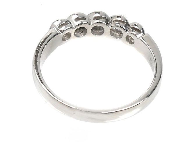 Autre Marque Platinring mit Diamanten - Ansicht 4