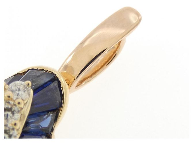 Autre Marque Saphir-Diamantring Au750 - Ansicht 7