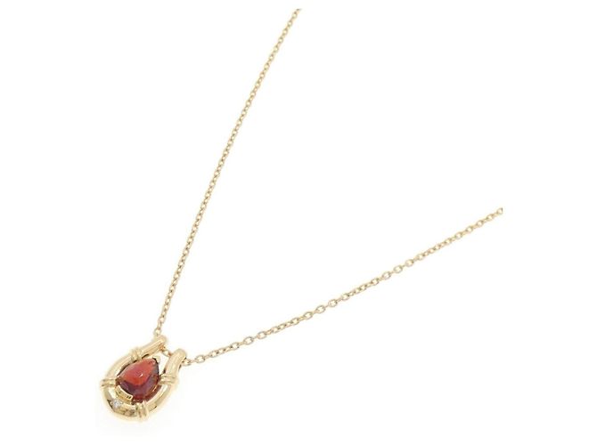 Autre Marque Collana Pola Au750 Granato e Diamante - vista 2