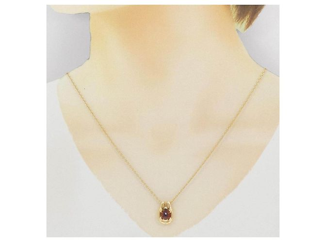 Autre Marque Collana Pola Au750 Granato e Diamante - vista 6