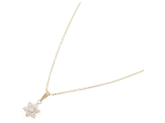 Autre Marque Collana Au750 Fiore e Diamanti - vista 2
