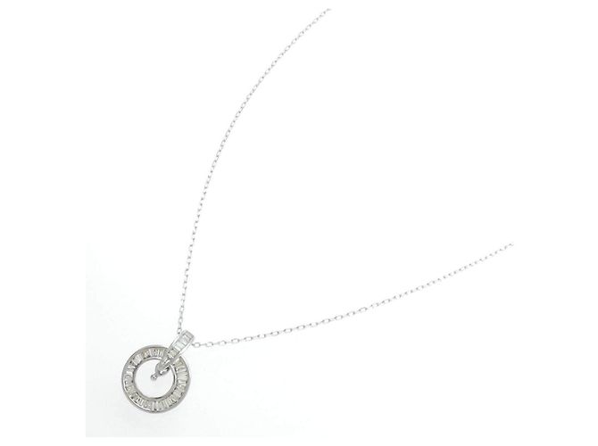 Autre Marque Collana in oro bianco Au750 e diamanti - vista 2