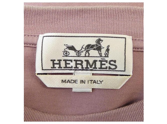Camiseta rosa Hermès - vista 4