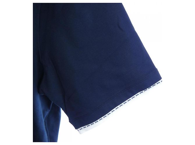 Camiseta de algodón Hermès azul marino - vista 6