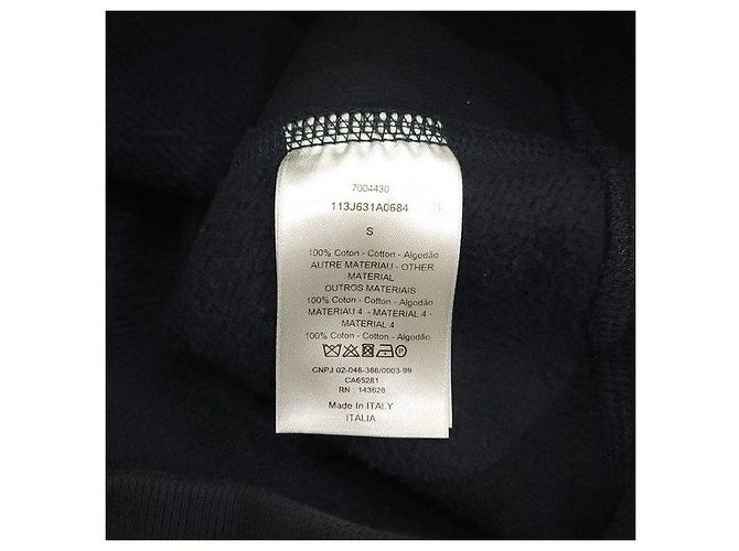 Dior Oblique Terry Hoodie Navy - Ansicht 7