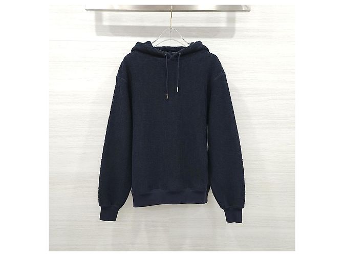 Dior Oblique Terry Hoodie Navy - Ansicht 8