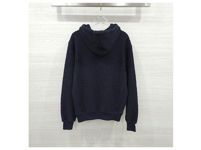 Dior Oblique Terry Hoodie Navy - Ansicht 9