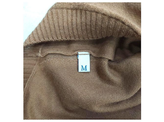 Moncler Brauner Strick mit Logo-Patch - Ansicht 12