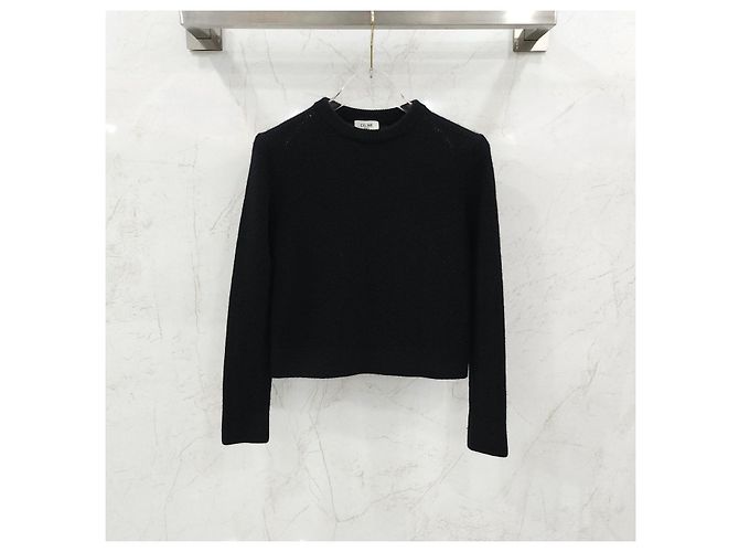 Céline Kaschmir-Pullover mit Rundhalsausschnitt XS - Ansicht 8