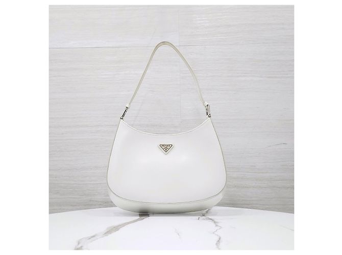 Prada Borsa a tracolla Cleopatra in pelle spazzolata - vista 10