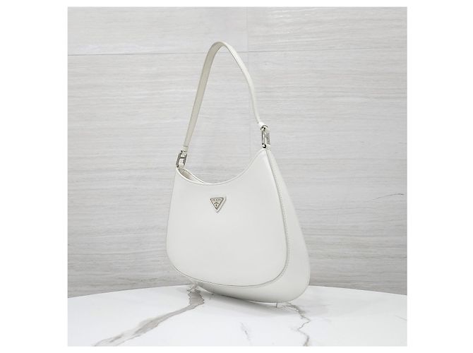 Prada Borsa a tracolla Cleopatra in pelle spazzolata - vista 11