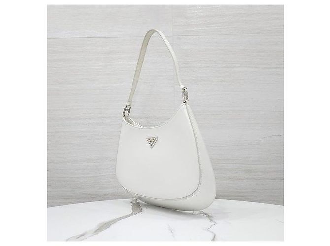 Prada Borsa a tracolla Cleopatra in pelle spazzolata - vista 2