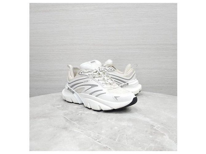 Dior B44 Blade Sneaker Weiß Leder - Ansicht 3
