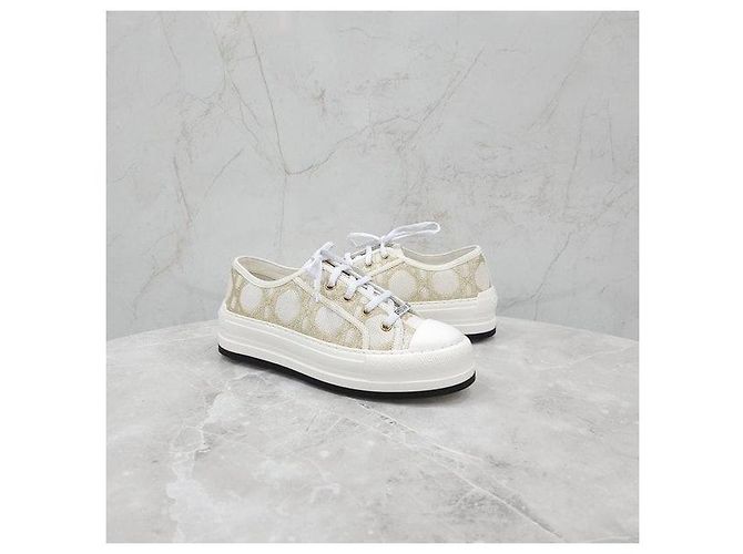 Dior Sneakers platform Gold Workand - vista 3