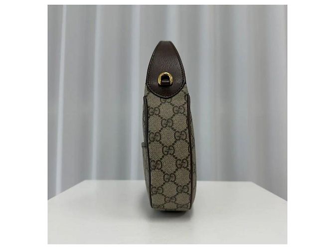 Gucci Borsa a spalla Super Mini Ophidia Half Moon - vista 3