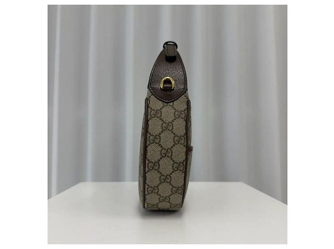 Gucci Borsa a spalla Super Mini Ophidia Half Moon - vista 4