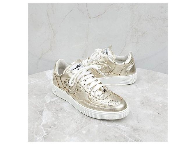 Chanel Sneaker Gold - Ansicht 3
