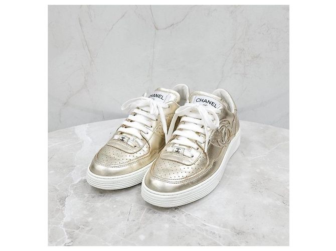Chanel Sneaker Gold - Ansicht 7