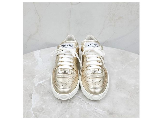 Chanel Sneaker Gold - Ansicht 8