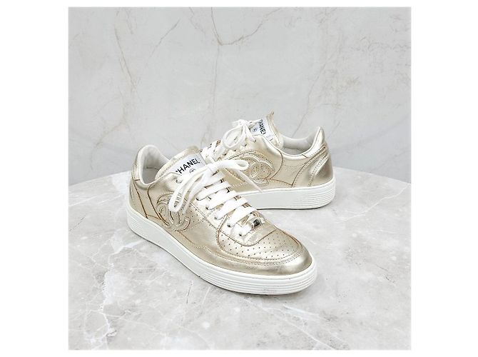 Chanel Sneaker Gold - Ansicht 9