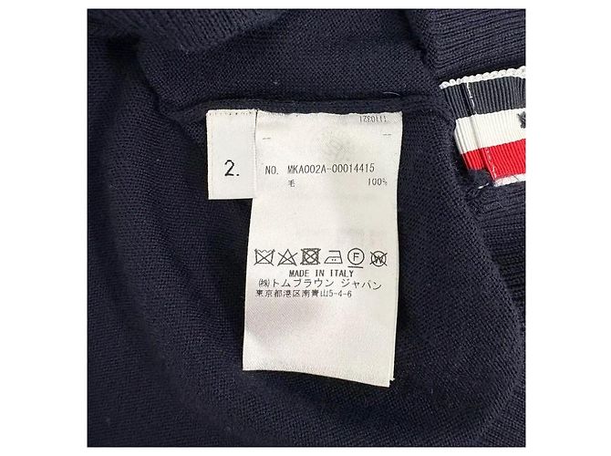 Thom Browne Merinowolle Gestreifter Strick mit Armband Größe - Ansicht 5