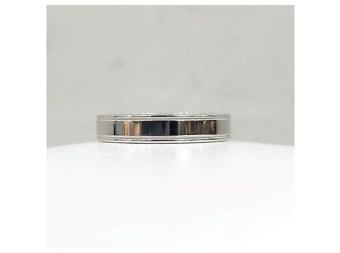 Tiffany & Co Diamond Together Double Milgrain Band Ring Platin - Ansicht 3