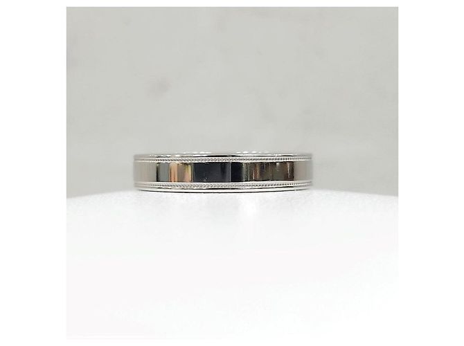 Tiffany & Co Diamond Together Double Milgrain Band Ring Platin - Ansicht 9