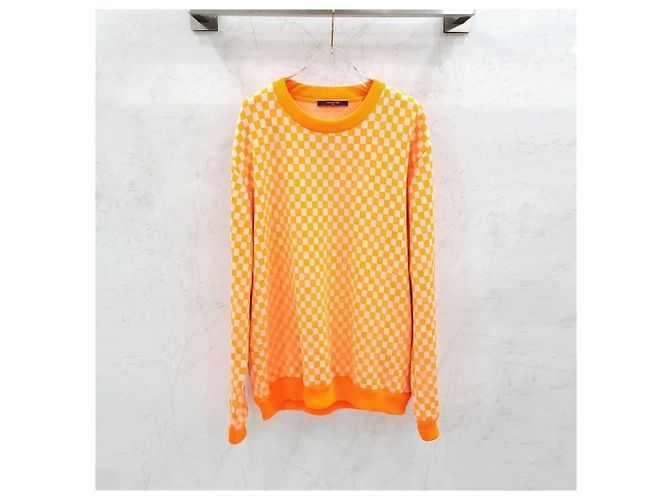 Louis Vuitton Orange Damier Flow Sweatshirt XXL - Ansicht 6