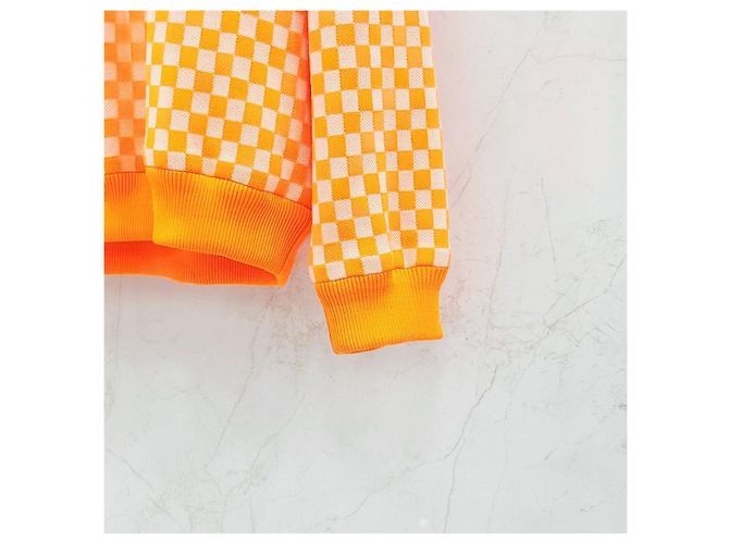 Louis Vuitton Orange Damier Flow Sweatshirt XXL - Ansicht 9