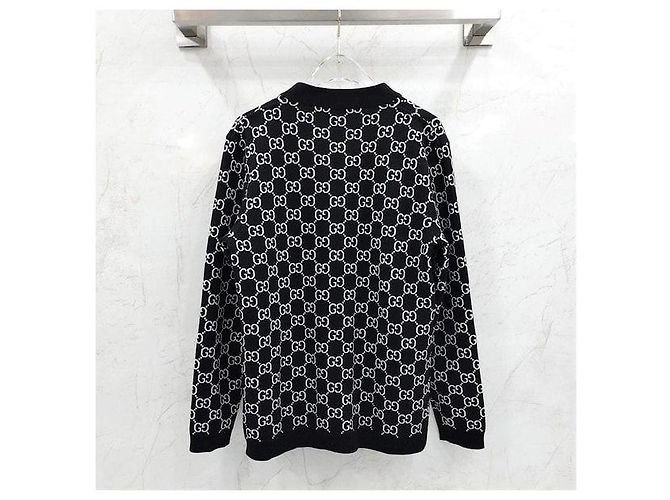 Gucci Wendbarer GG-Woll-Jacquard-Cardigan - Ansicht 2