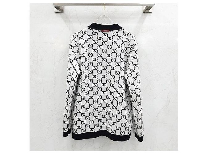 Gucci Wendbarer GG-Woll-Jacquard-Cardigan - Ansicht 4