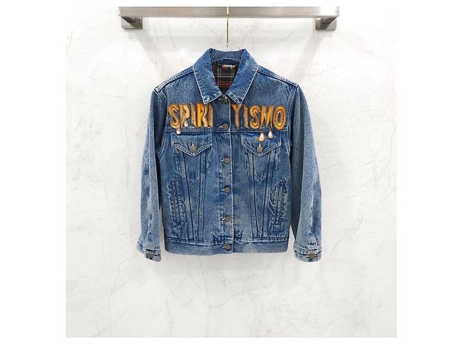 Gucci Bestickte Jeansjacke - Ansicht 12