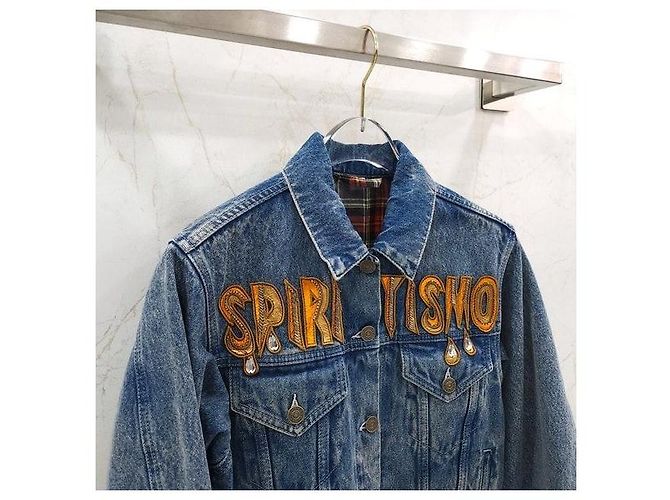 Gucci Bestickte Jeansjacke - Ansicht 5