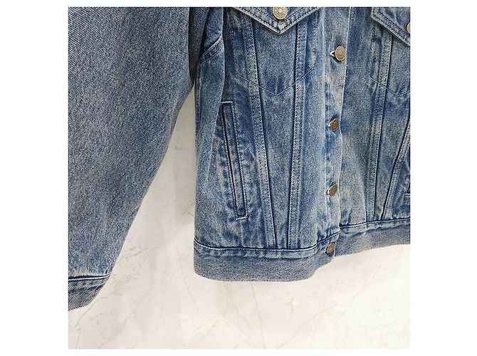 Gucci Bestickte Jeansjacke - Ansicht 6