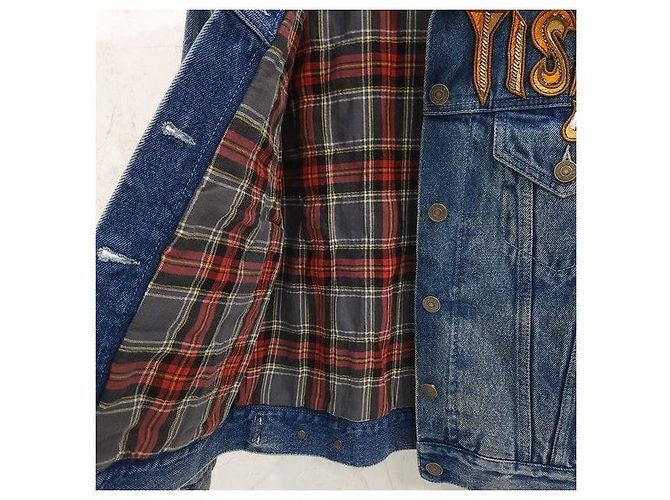 Gucci Bestickte Jeansjacke - Ansicht 9