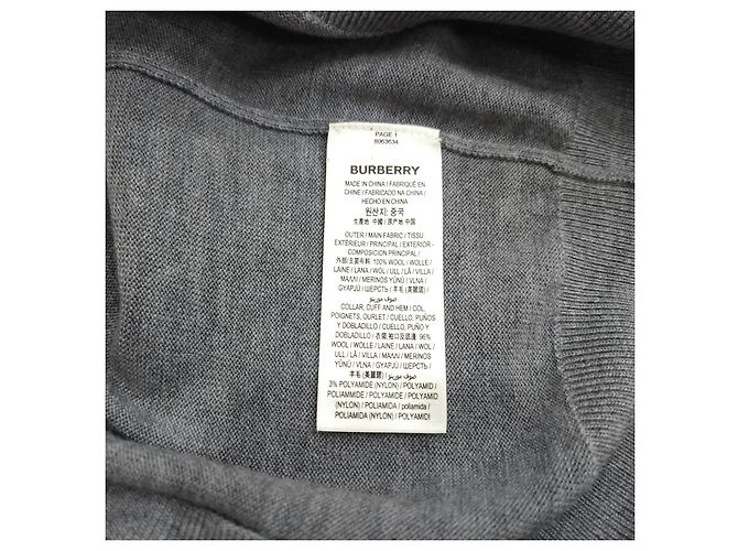 Burberry Wollpullover mit gesticktem Eichenlaub-Wappen - Ansicht 12