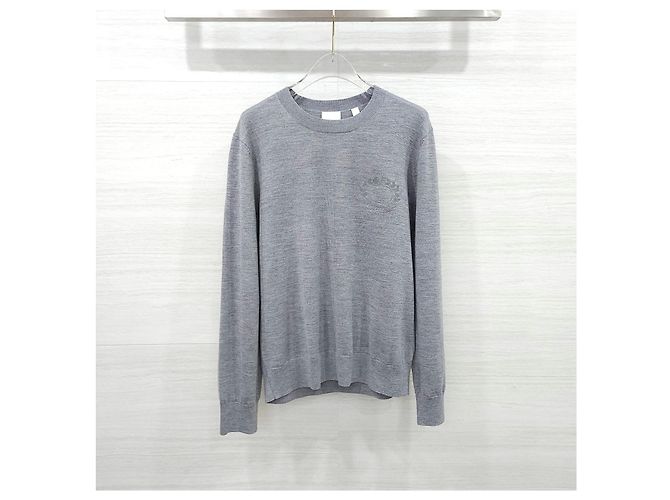 Burberry Wollpullover mit gesticktem Eichenlaub-Wappen - Ansicht 7
