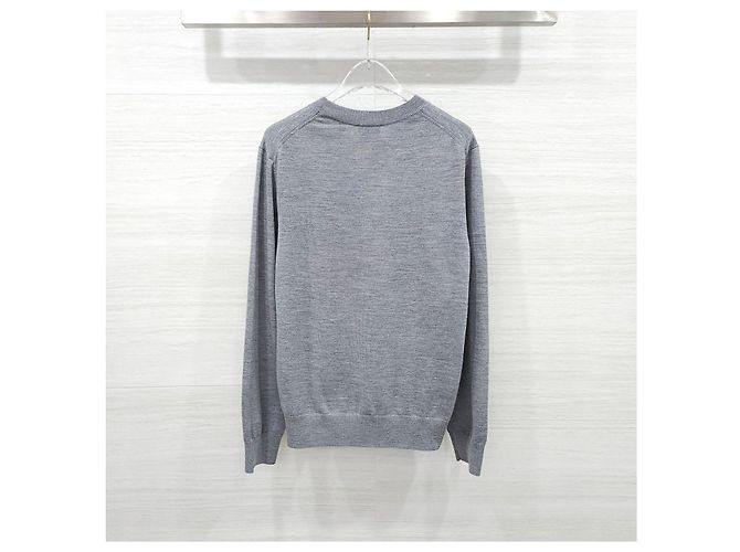 Burberry Wollpullover mit gesticktem Eichenlaub-Wappen - Ansicht 8