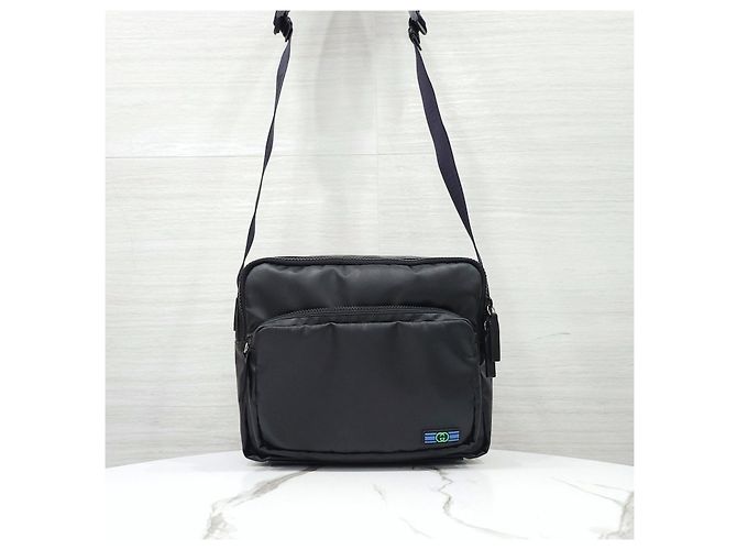 Gucci Borsa Messenger e Tote in Tela Crystal Canvas - vista 11